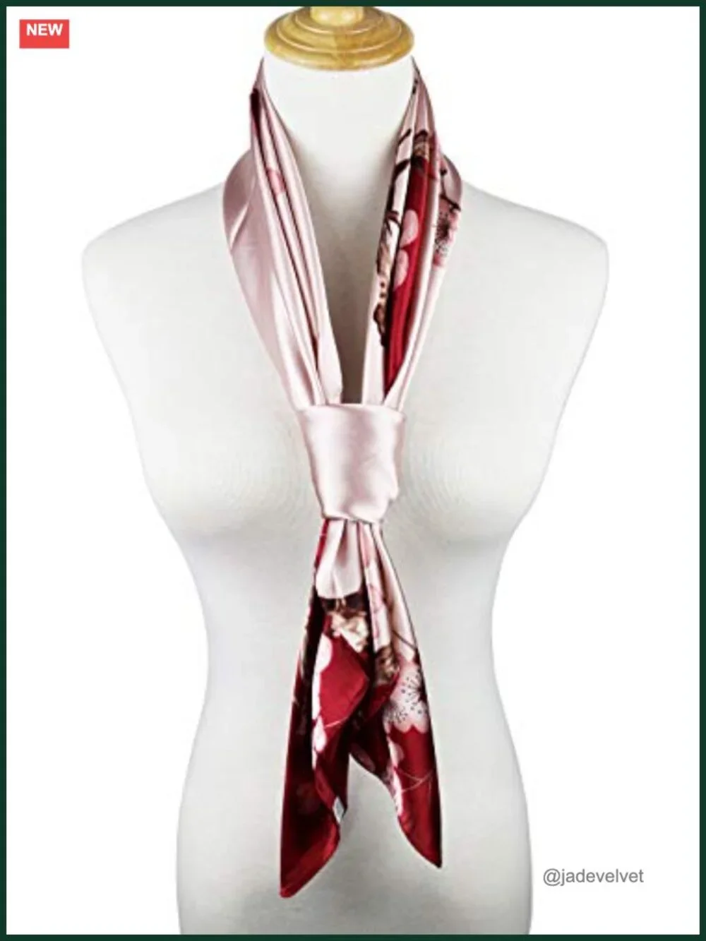 Satin Head Scarf for Women Silk Like Hair Wrap, 35x35 Large Square Bandana